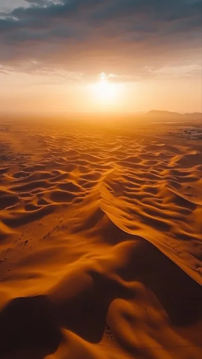 ai character: Desert background