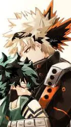 ai character: Deku and bakugo background
