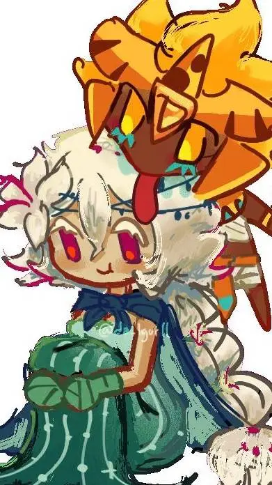 ai character: 💚🧡-GoldenLily-🧡💚  background
