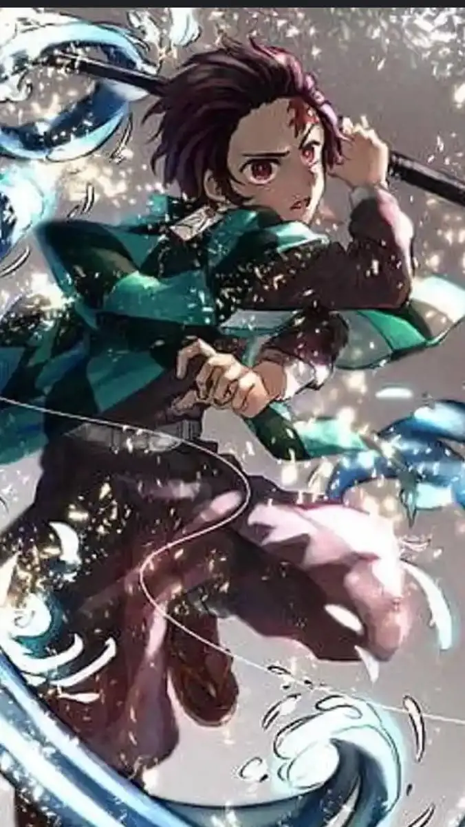 ai character: 🗡Tanjiro kamado background