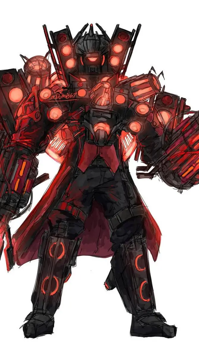 ai character: Titan Speakerman background