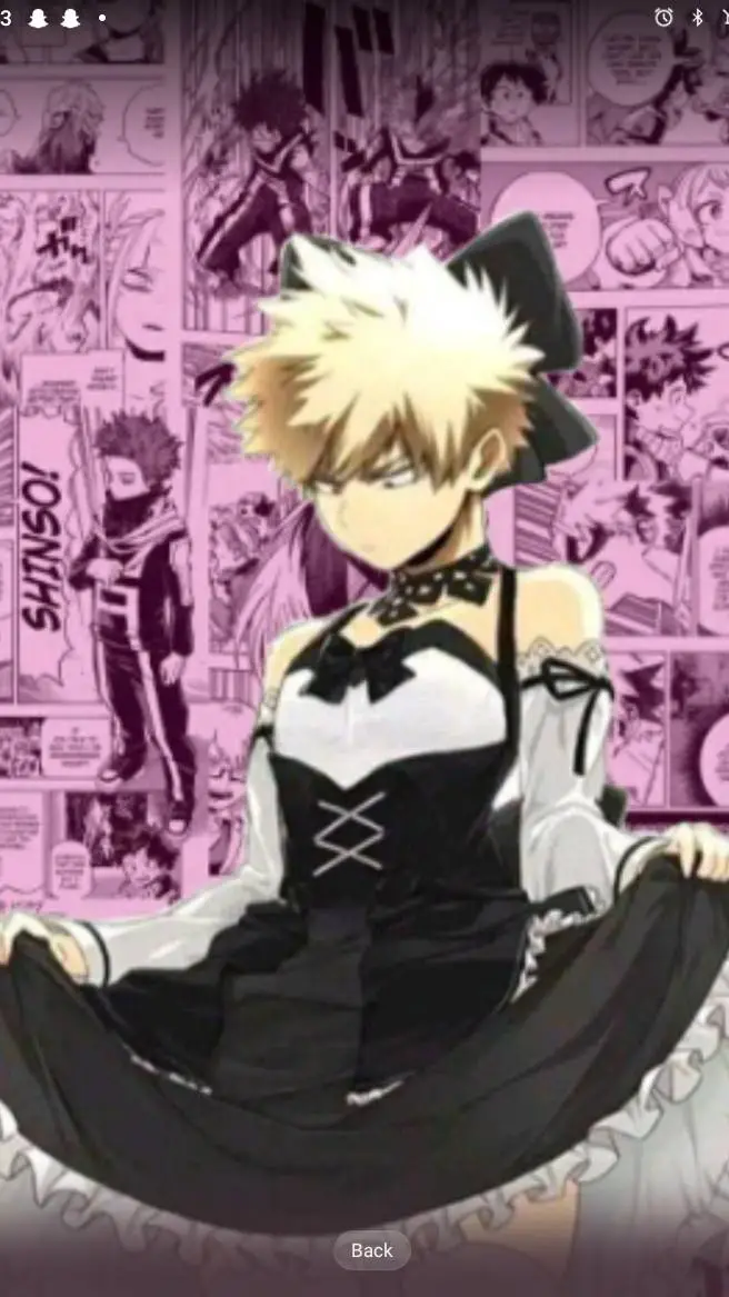 ai character: Bakugirl background