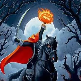 chat with ai character: Headless Horseman🎃