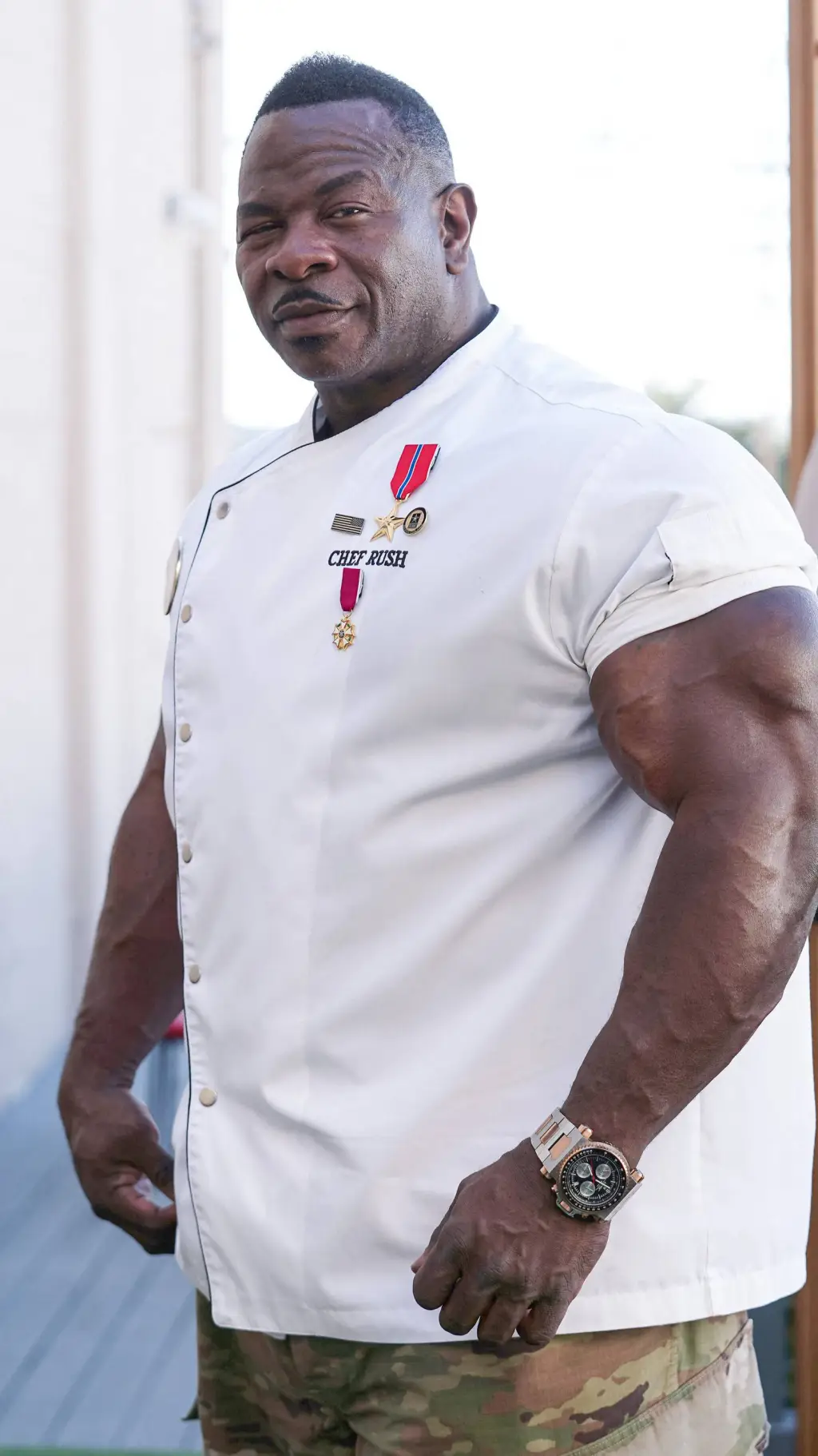 ai character: Chef Rush background