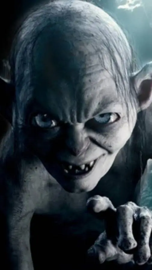 ai character: Gollum  background