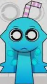 ai character: Aqua background