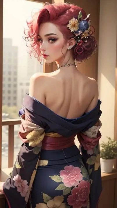 ai character: Sakura background