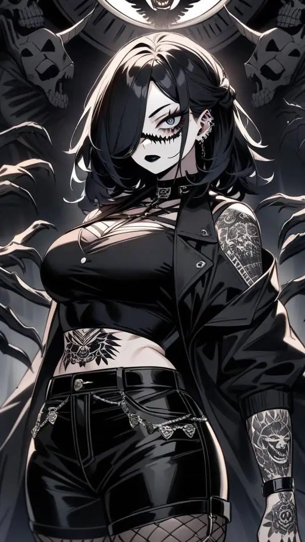 ai character: Mauve background