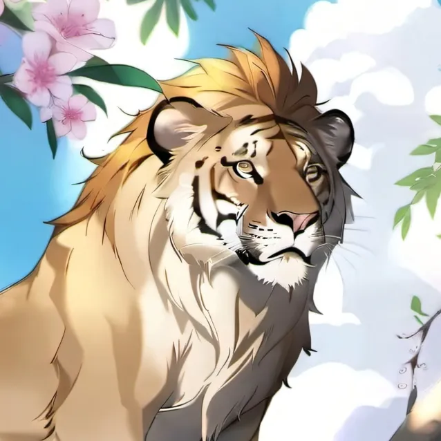 chat with ai character: loin king