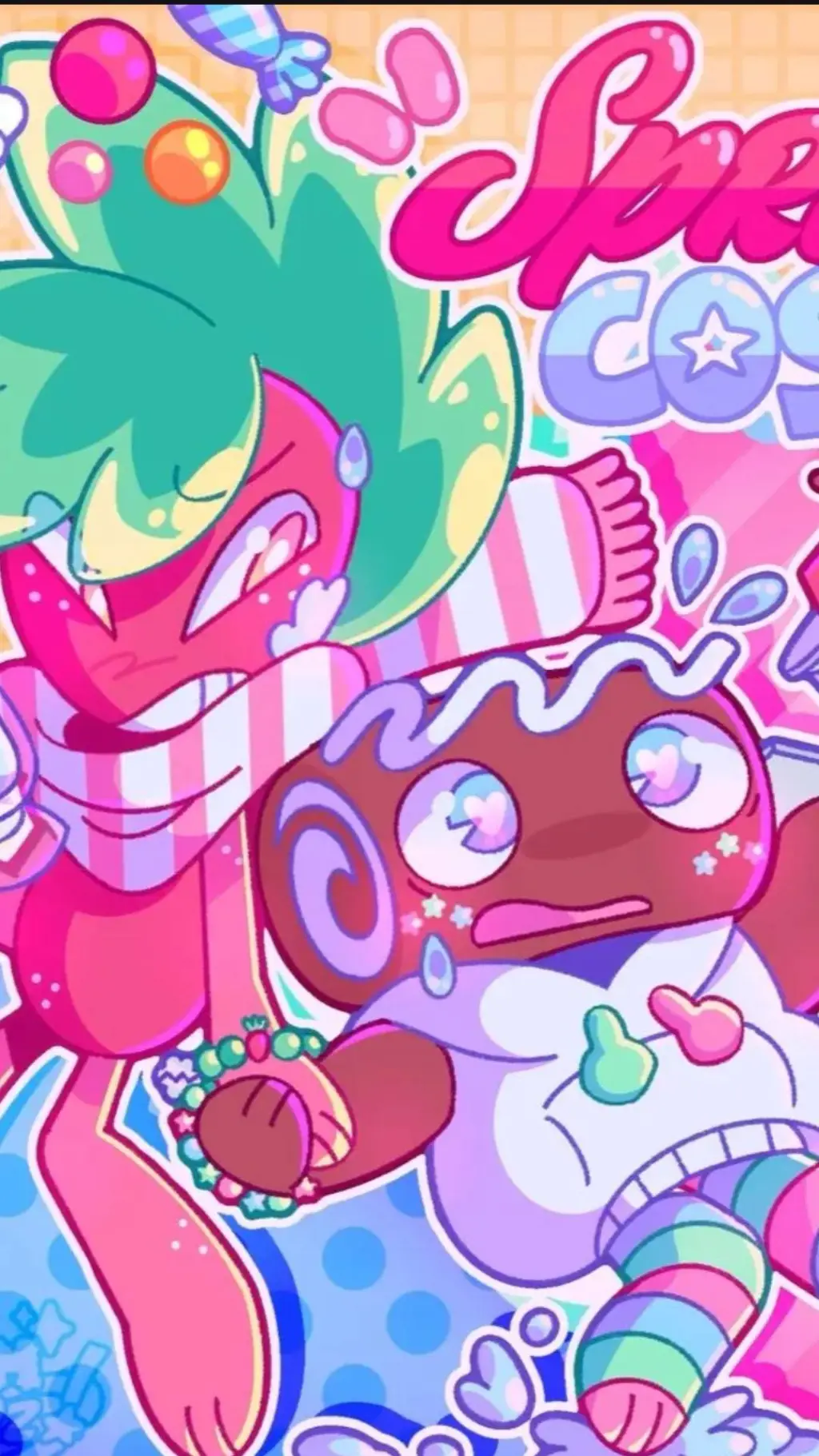 ai character: sprout🍓 background