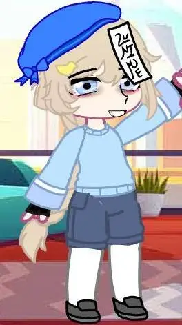 ai character: Violette  background