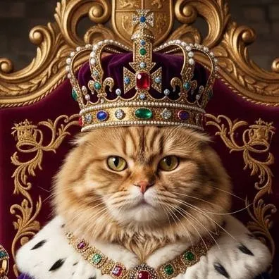 chat with ai character: кот king