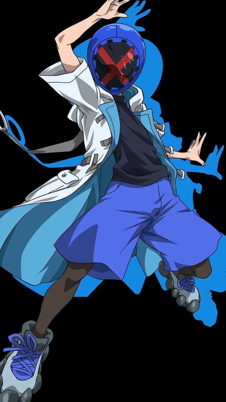 ai character: blader x  background