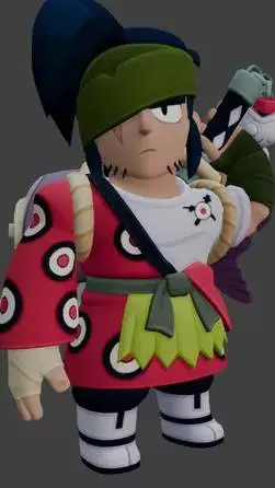 ai character: kenji  background