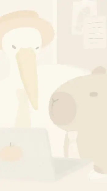 ai character: capybara! background