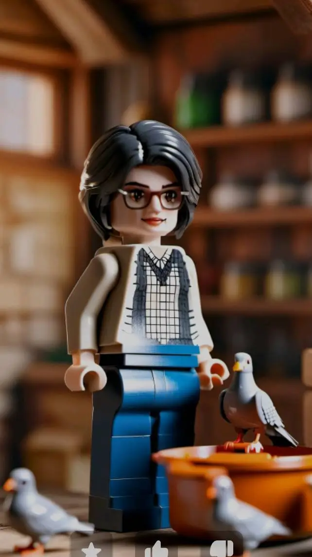 ai character: Abi Pobre Lego background