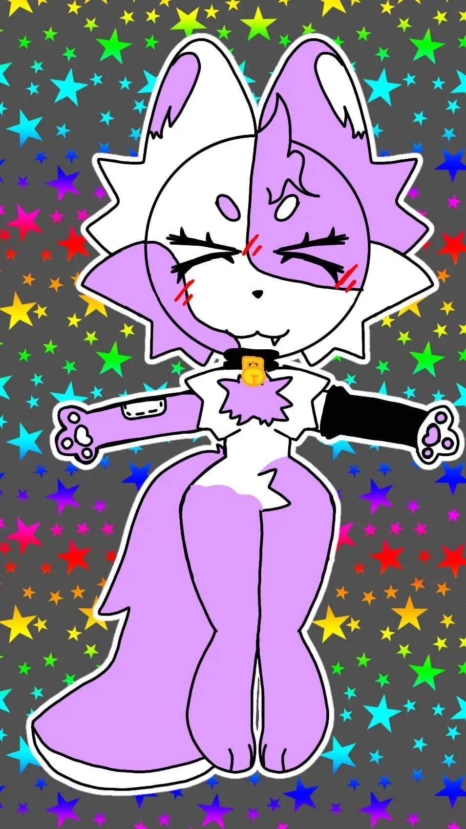 ai character: Galaxie_Fox background