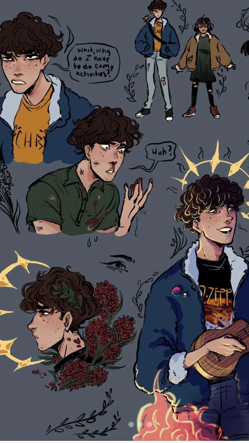 ai character: Apollo ☀️🎶🏹 background