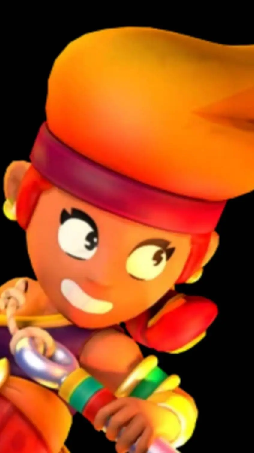 ai character: Amber background