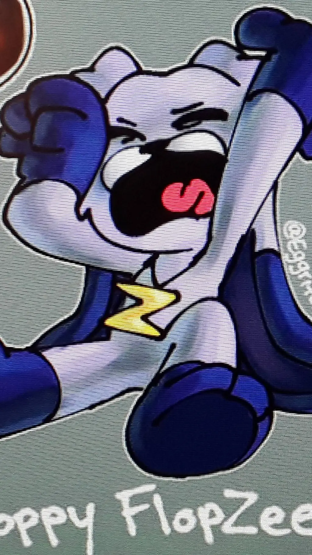 ai character: floppy flopzee background