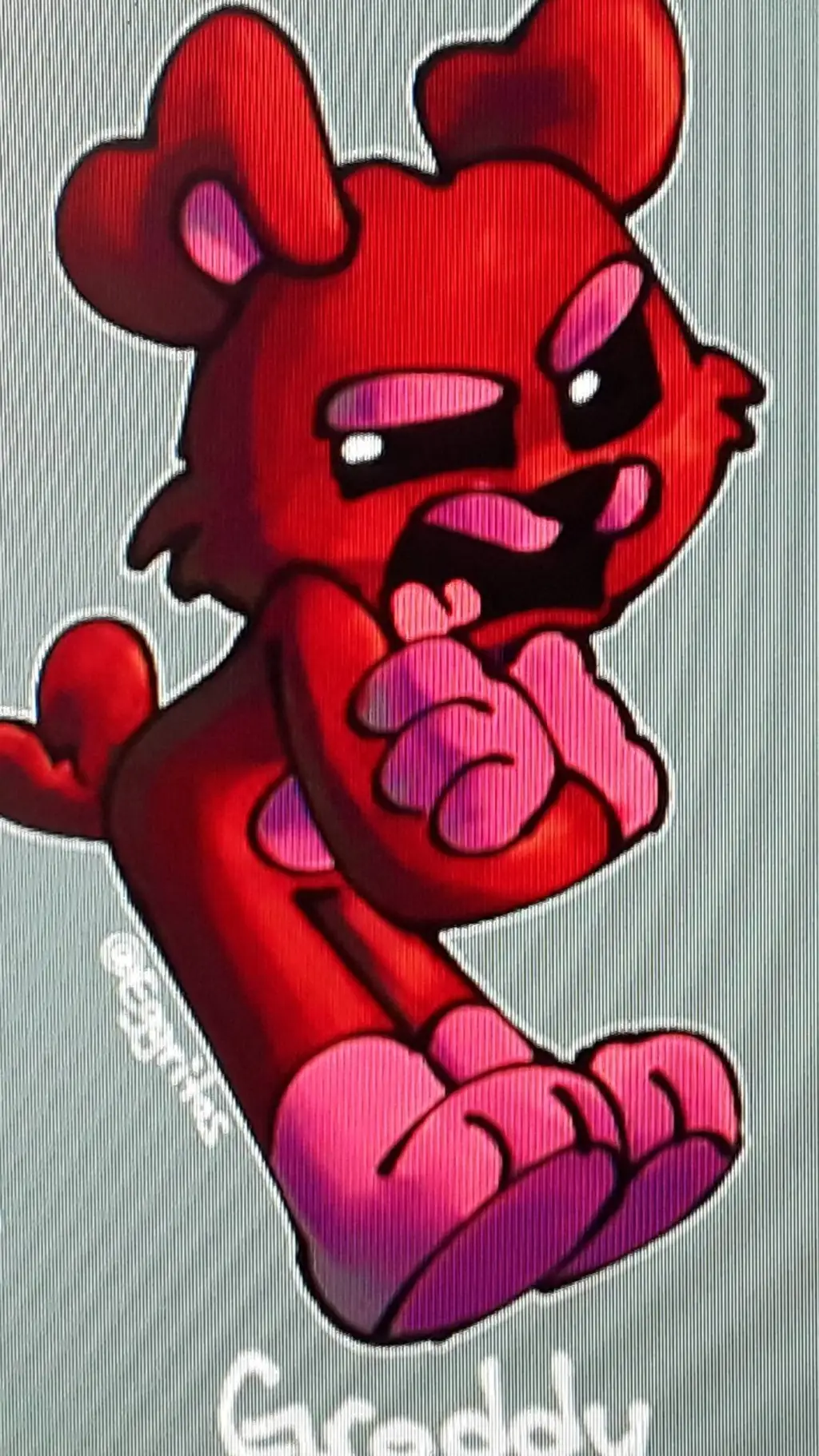 ai character: groddy grugbear background