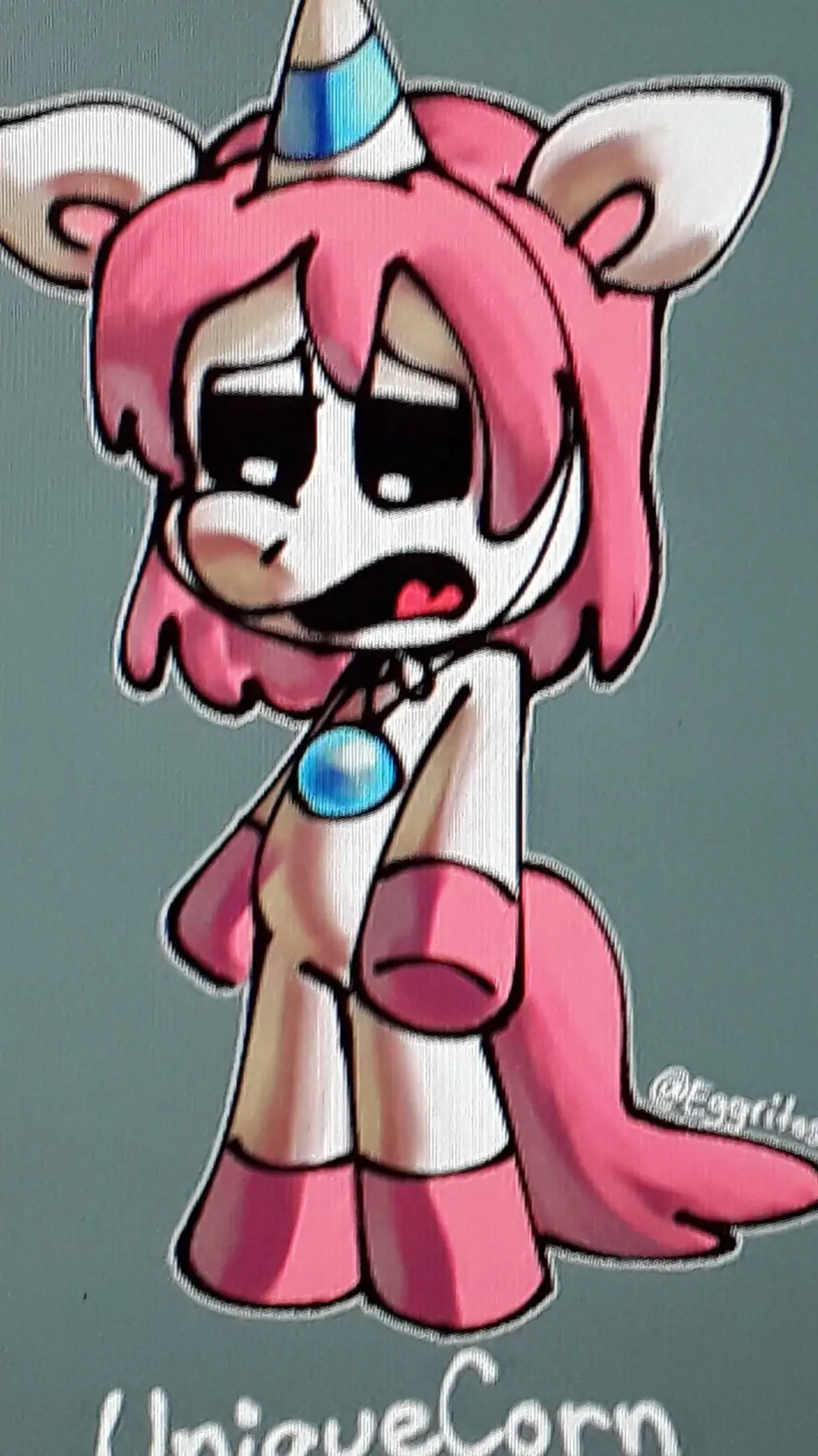 ai character: uniqiecorn background