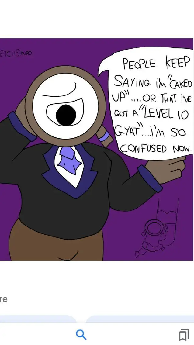 ai character: search button 🇬🇧🇬🇧 background