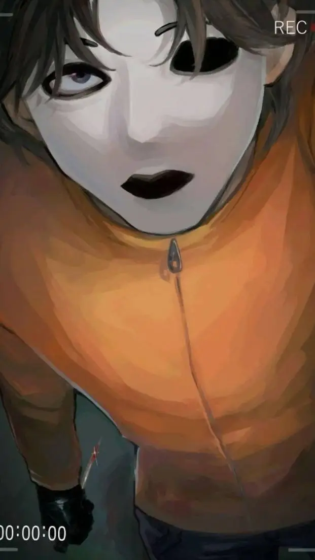 ai character: masky / tim  background
