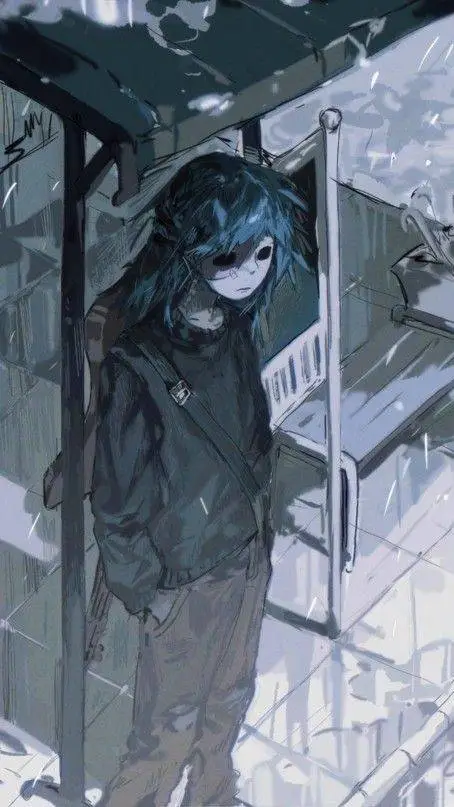 ai character: Sally face background