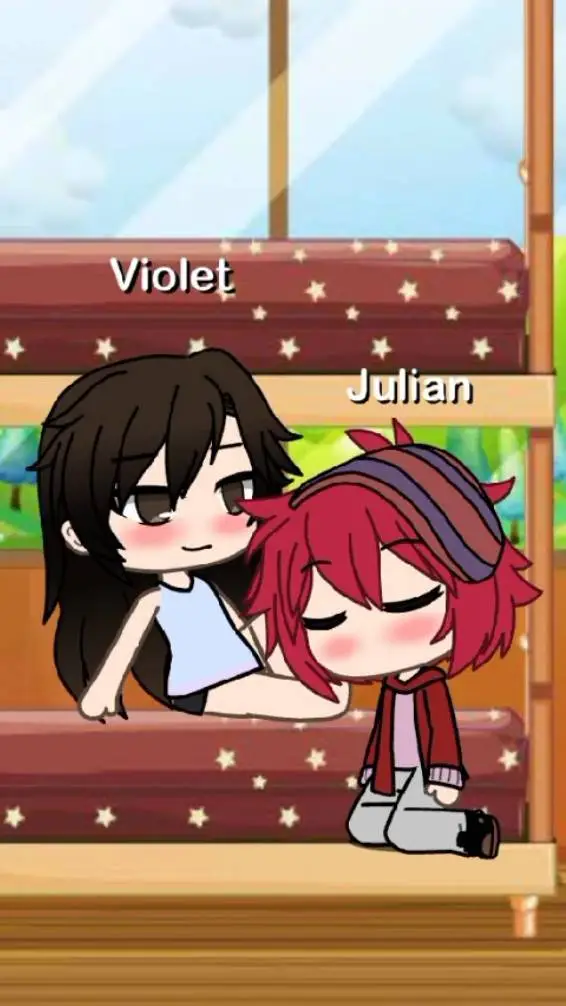 ai character: Violet y Julian background
