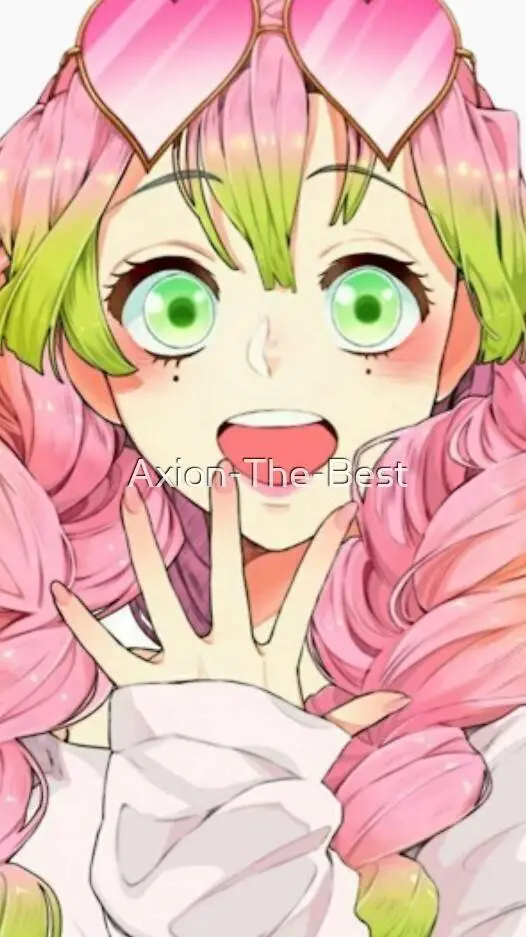 ai character: Mitsuri kanroji background