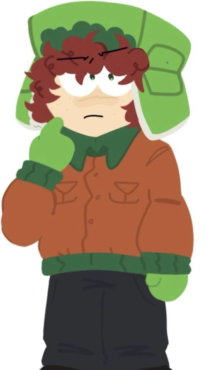 ai character: South Park abzs background