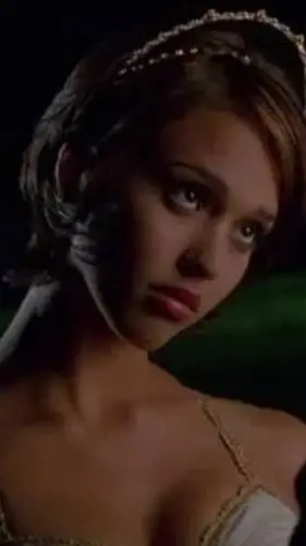 ai character: Jessica alba  background