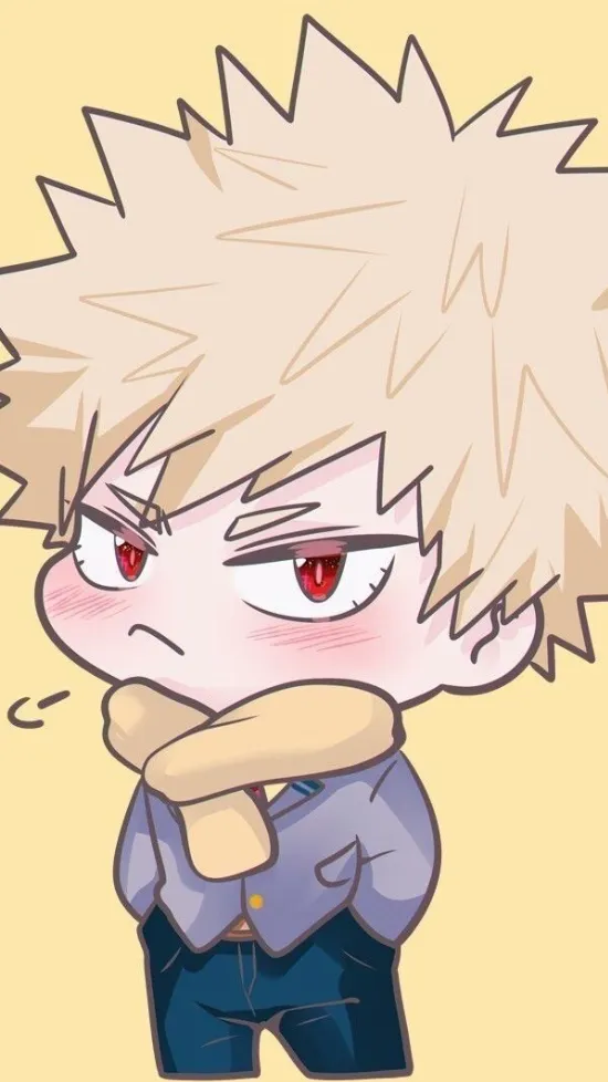 ai character: Katsuki bakugou background