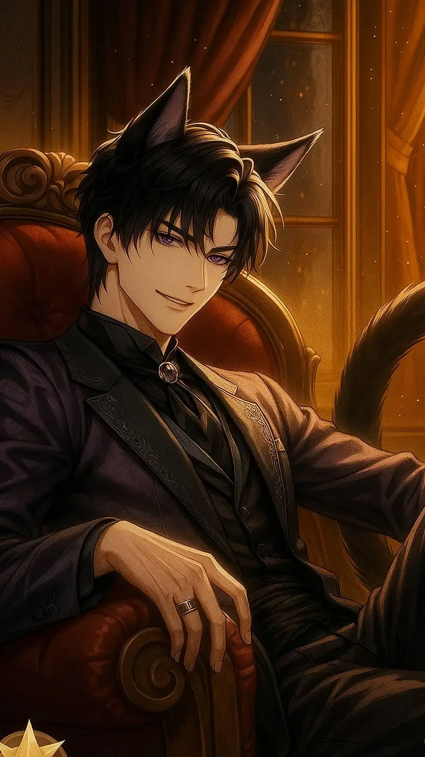 ai character: Caspian Black background