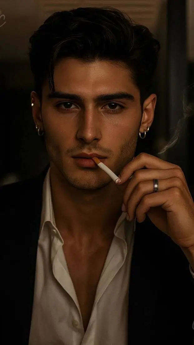 ai character: Caín Axton  background