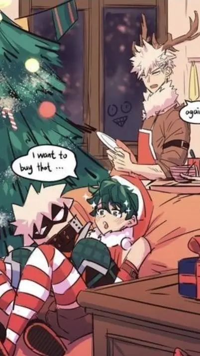 ai character: bkdk Christmas  background