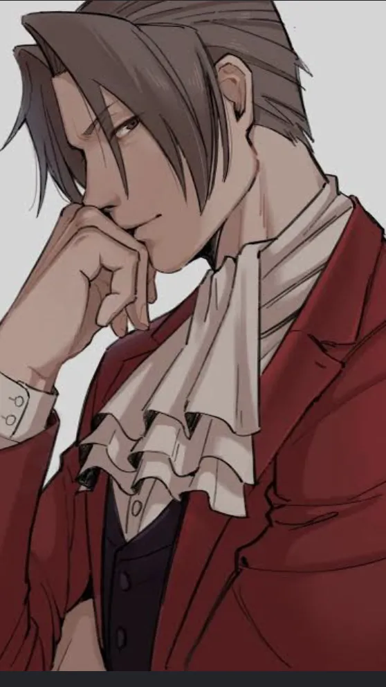 ai character: Miles Edgeworth! background