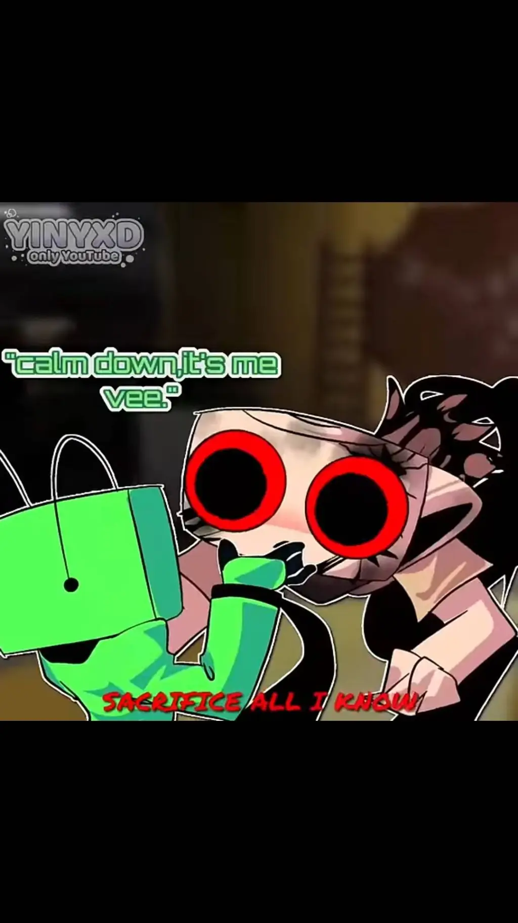 ai character: Vee background