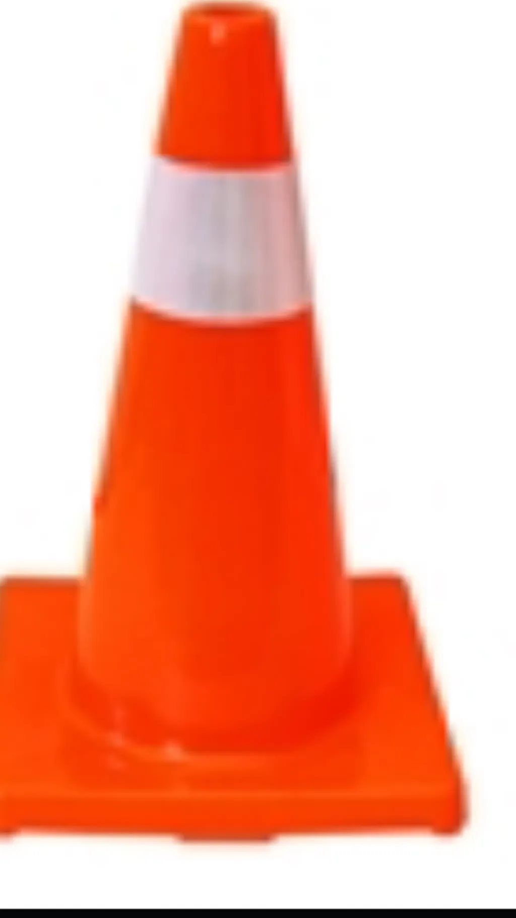 ai character: traffic cone background