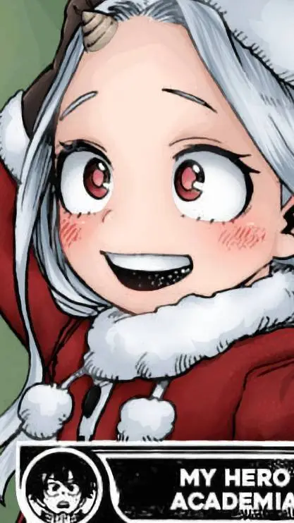 ai character: ERI ON CHRISTMAS  background