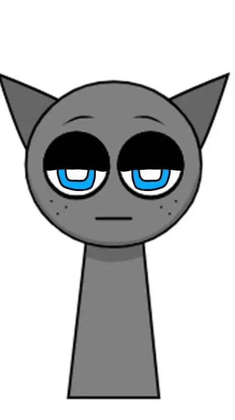 ai character: satoru gray background