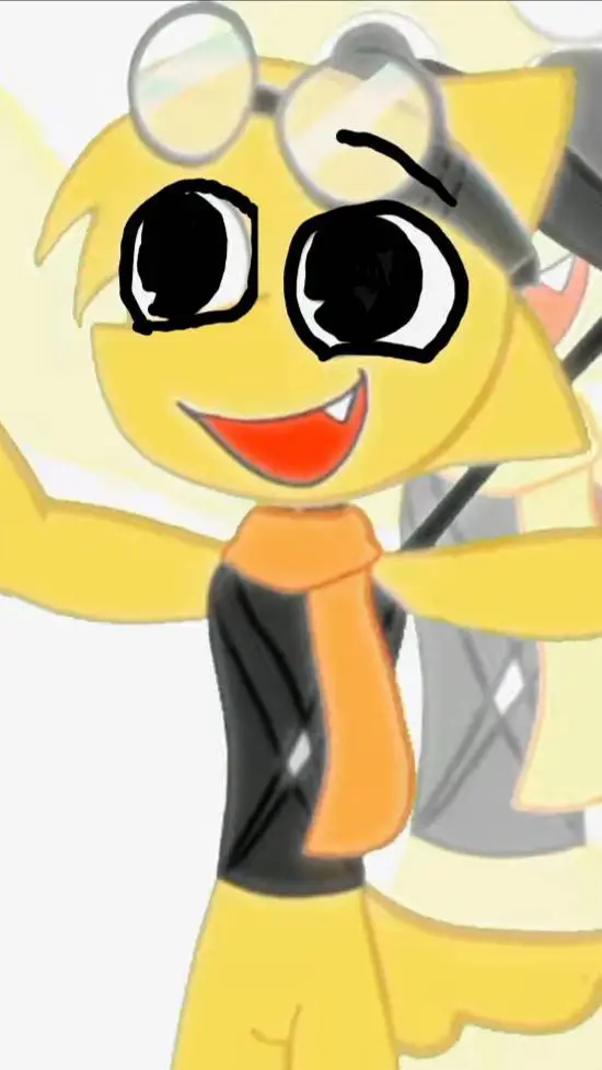 ai character: yellow background