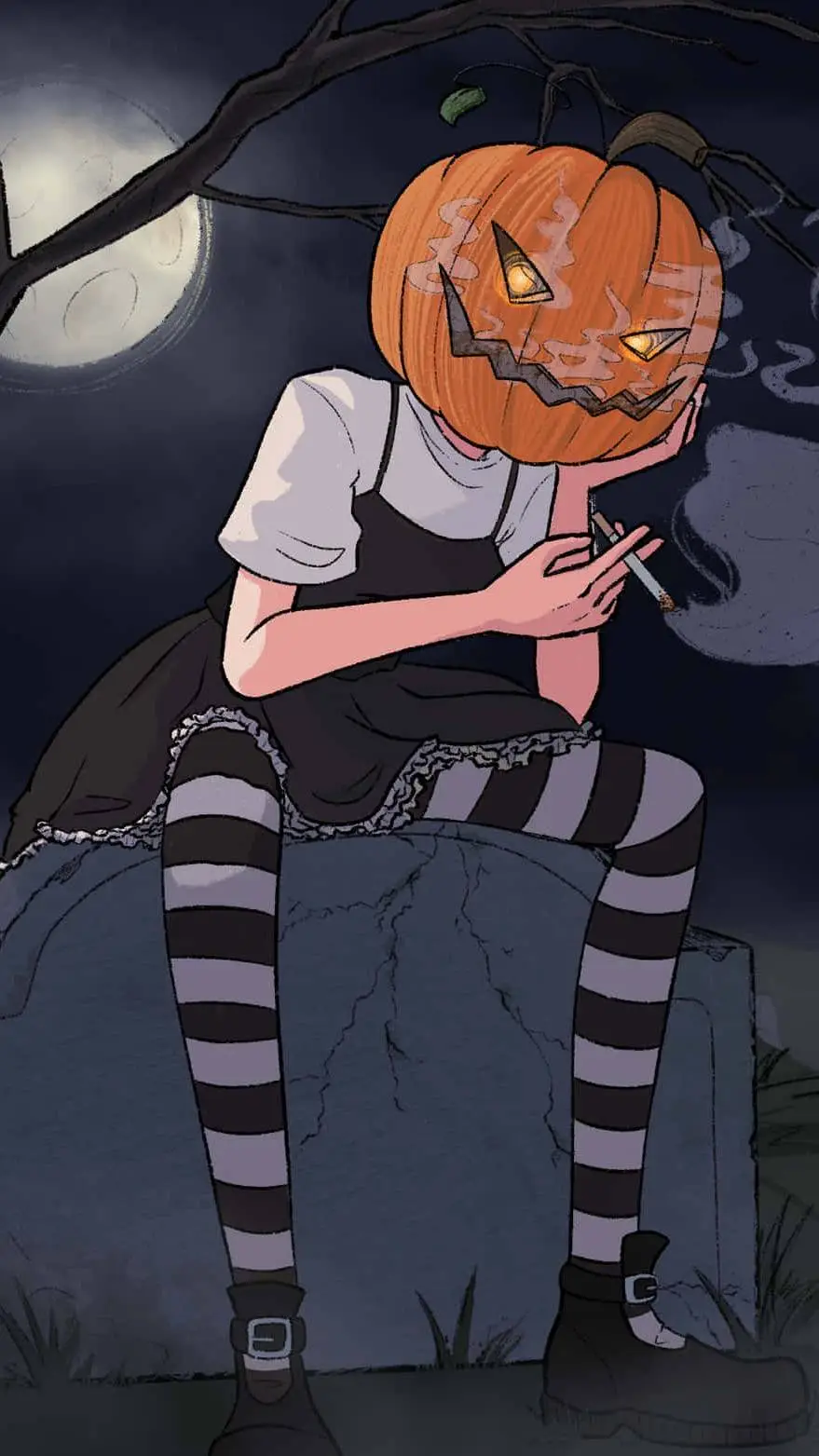 ai character: 🎃Valeria🎃 background