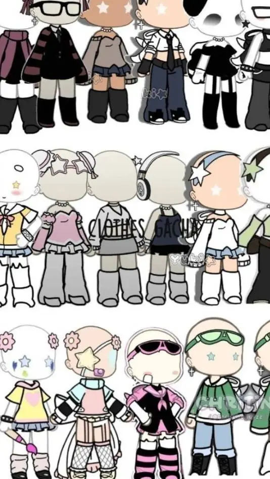 ai character: gacha  background