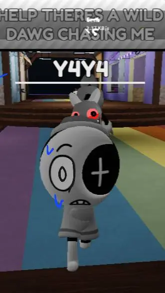 ai character: Dw but its normal! background