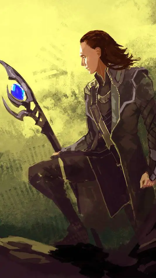 ai character: Loki  background
