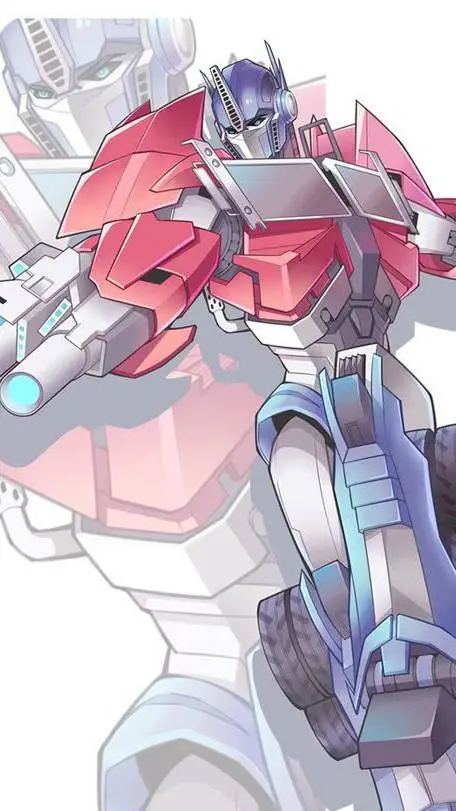 ai character: Optimus prime  background