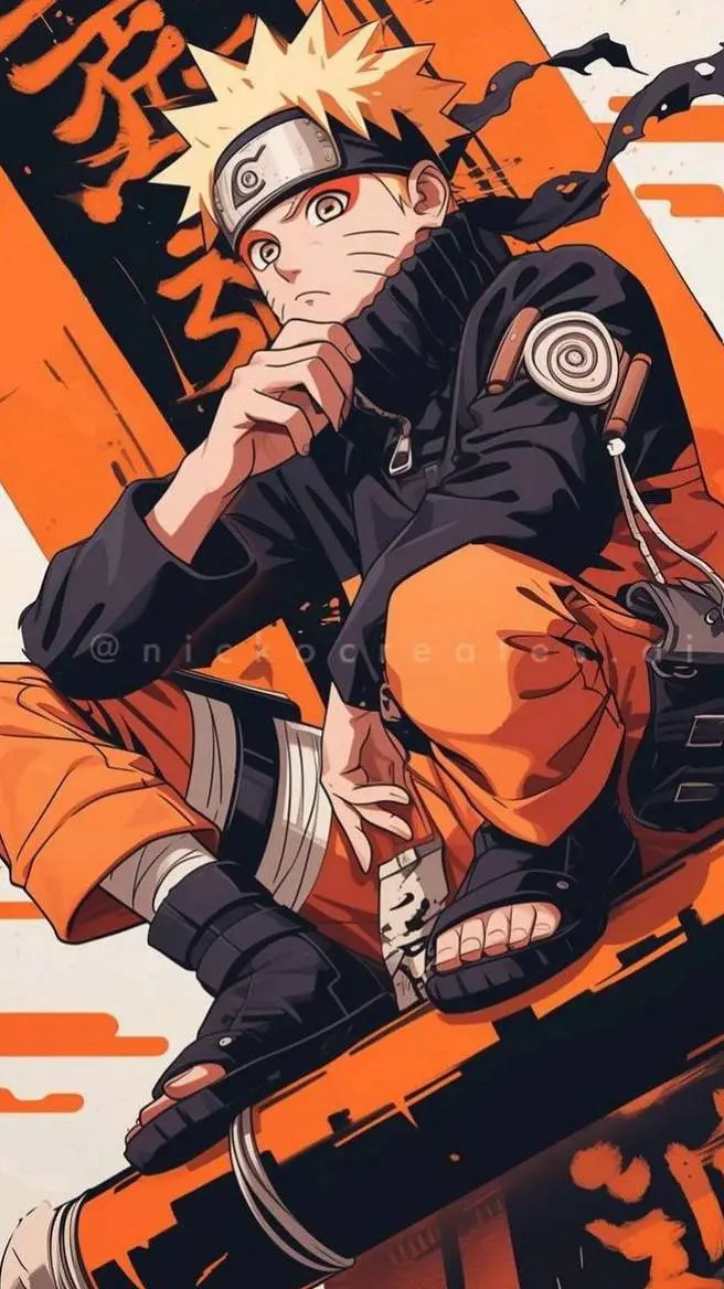 ai character: Naruto  background