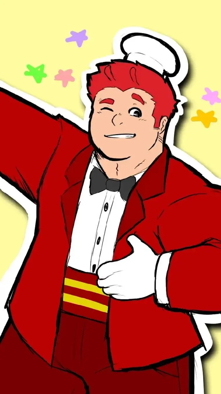 ai character: Jollibee background